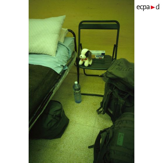 Une chambrée à l'hôpital de CRK (camp du roi Khaled).