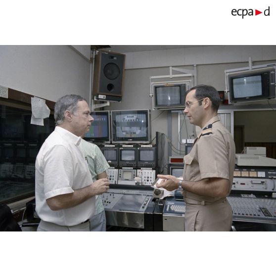 Les studios de RFO à Tahiti. [Description en cours]