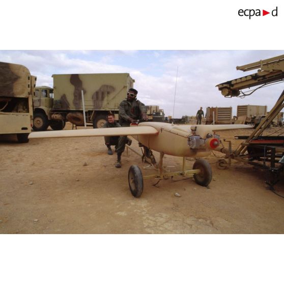 Mise en oeuvre du système de drones MART Mk II en ZDO (zone de déploiement opérationnel) Olive.