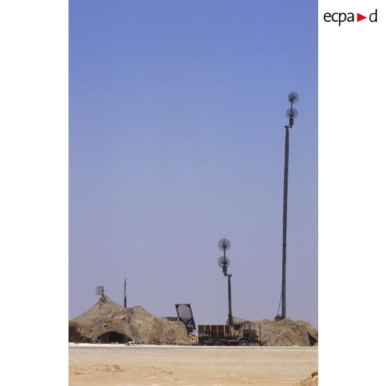 Poste de commandement d'engagement MSQ-104 de missiles anti-SCUD MIM-104 Patriot.
