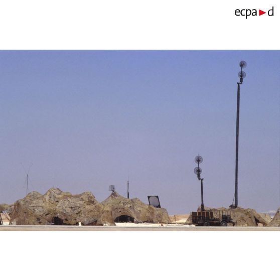 Poste de commandement d'engagement MSQ-104 de missiles anti-SCUD MIM-104 Patriot.