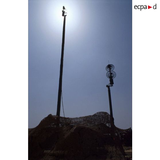 Poste de commandement d'engagement MSQ-104 de missiles anti-SCUD MIM-104 Patriot.