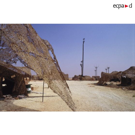 Poste de commandement d'engagement MSQ-104 de missiles anti-SCUD MIM-104 Patriot.