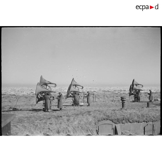 Exercices de détection acoustique et visuelle.