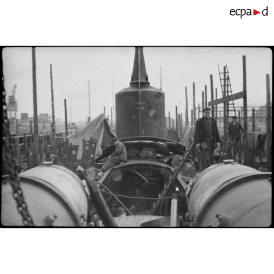 Assemblage de U-Boote de type IX-B à Brème.