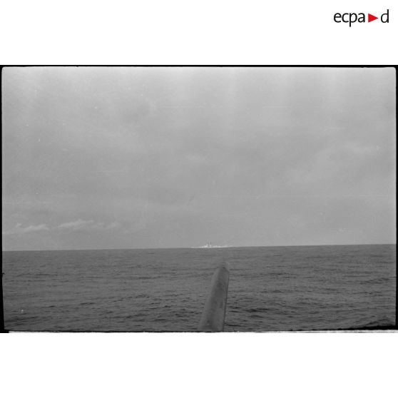 Vue de Gneisenau depuis le bord du Scharnhorst.