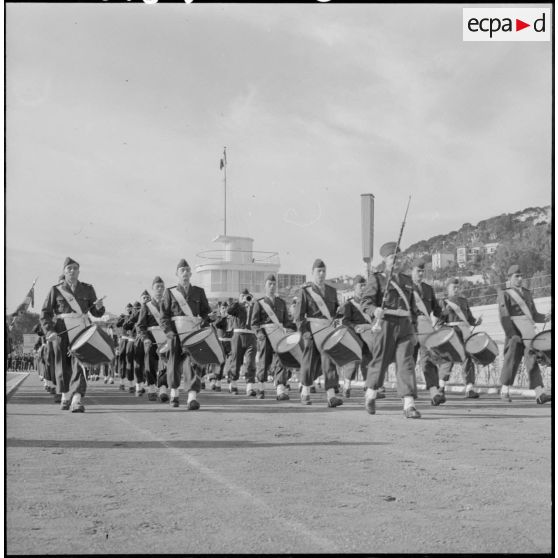 Cérémonie de prise de commandement au stade Taguarin.