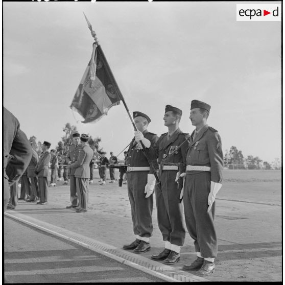 Cérémonie de prise de commandement des forces terrestres antiaériennes d'Afrique du Nord (AFN) au stade Taguarin.