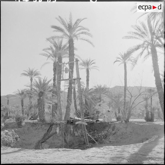 Un puits dans le village d’Azellouaz près de Djanet.