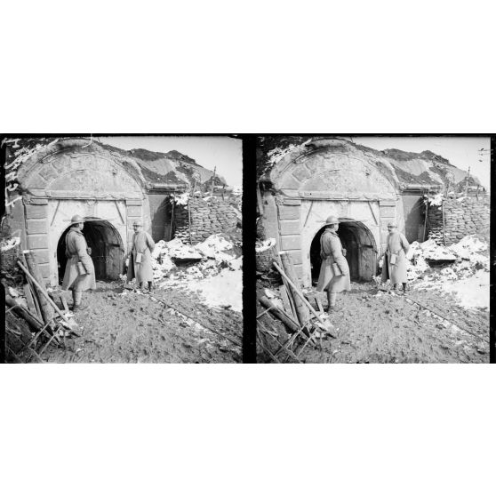 Fort de Souville, Meuse, le général Corvisart, commandant de la 123e division. [légende d'origine]