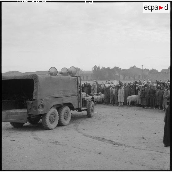 Séance d’action psychologique dans la région de Méchéria.