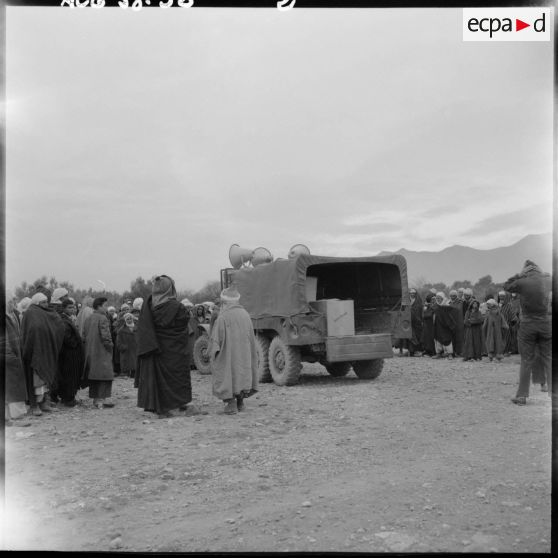 Séance d’action psychologique dans la région de Méchéria.
