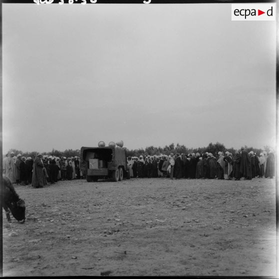 Séance d’action psychologique dans la région de Méchéria.