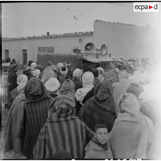 Séance d’action psychologique dans la région de Méchéria.