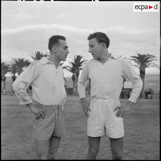 Joueurs de football.