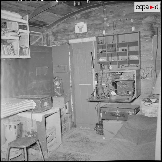 Intérieur d'un wagon équipé.