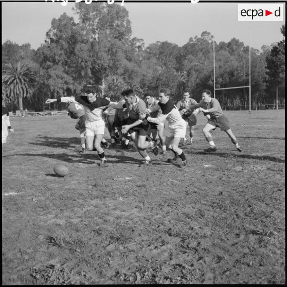 Un match de rugby.