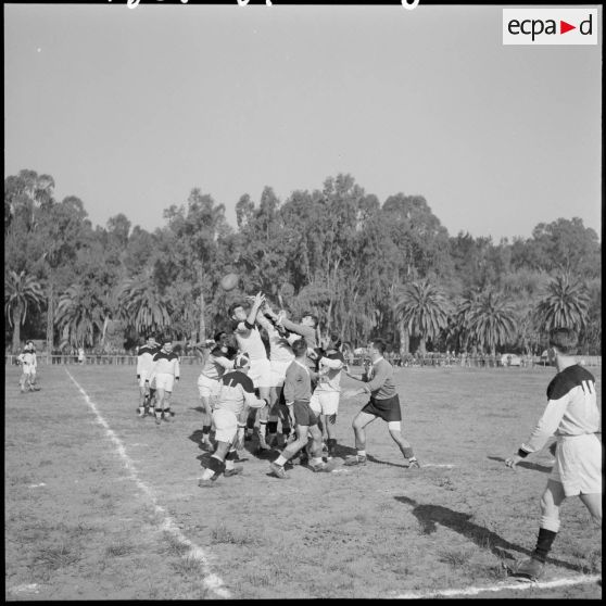 Un match de rugby.
