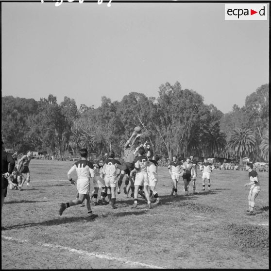 Un match de rugby.