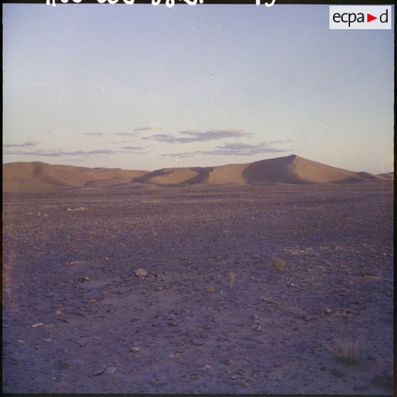 Paysage désertique.