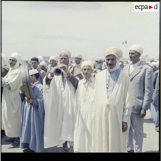 Un groupe de musiciens lors de la fête de l'AId El-Seghir à Maison Carrée.