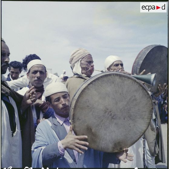 Musiciens lors de la fête de l'Aïd El-Seghir à Maison Carrée.