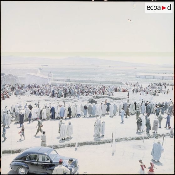 La foule lors d'une manifestation à Alger.