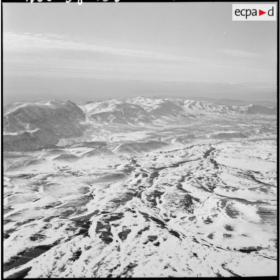 Le Moyen Atlas sous la neige.