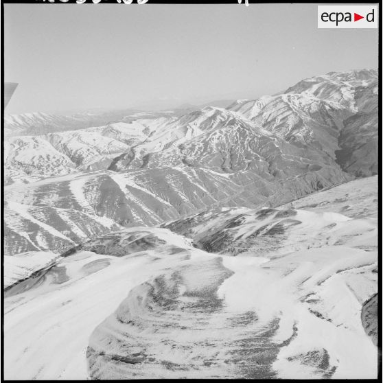 Le Moyen Atlas sous la neige.