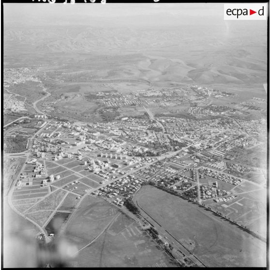 La ville de Fès (Maroc) vue d’avion.