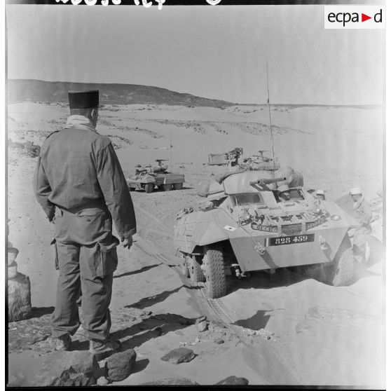 La 1ère compagnie saharienne portée de légion (CSPL) en opération dans la région de Djanet.