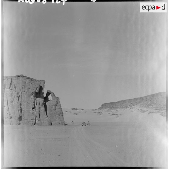 La 1ère compagnie saharienne portée de légion (CSPL) en opération dans la région de Djanet.