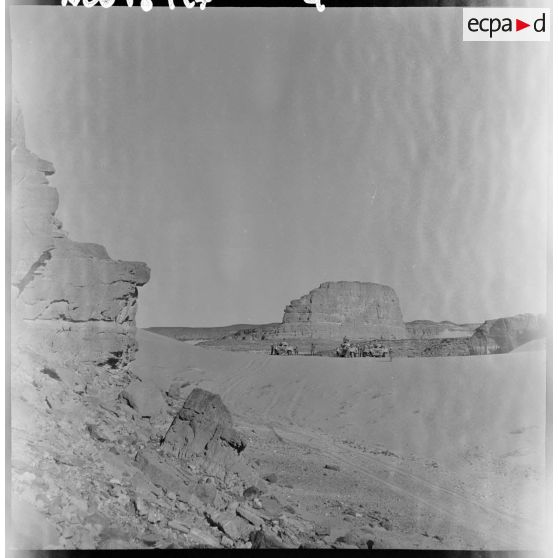 La 1ère compagnie saharienne portée de légion (CSPL) en opération dans la région de Djanet.