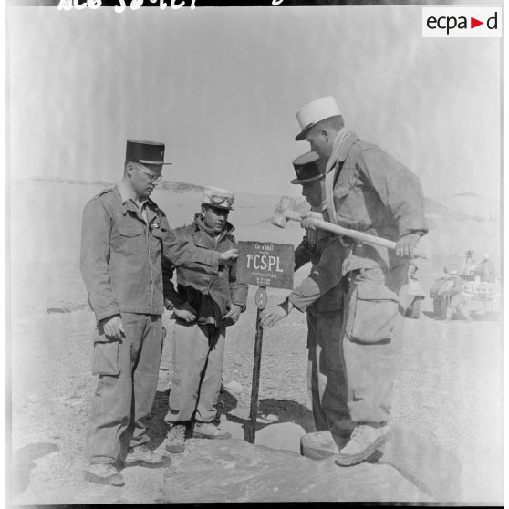 La 1ère compagnie saharienne portée de légion (CSPL) en opération dans la région de Djanet.