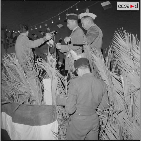 Discours du colonel Chaigneau.