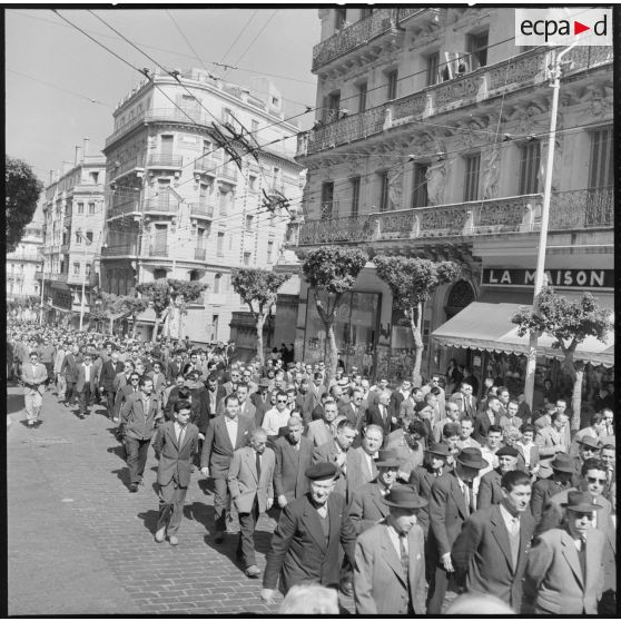 La foule des manifestants.