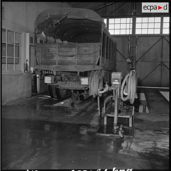 Station-service du 253ème Bataillon du Matériel de Réserve Générale (BMRG).