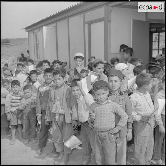 Quelques élèves de la nouvelle école.