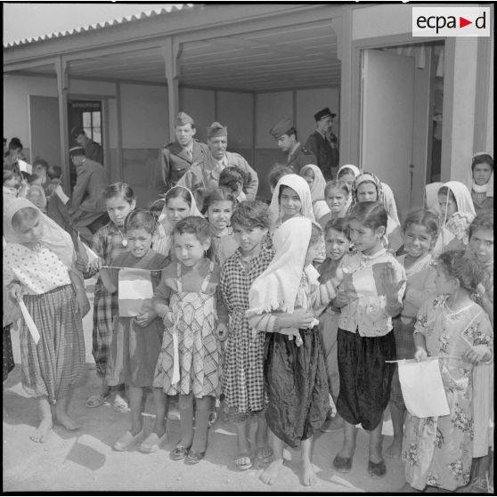 Quelques élèves de la nouvelle école.