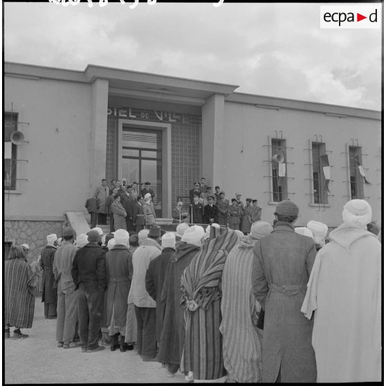 Discours de monsieur Gueydon, président de la délégation spéciale.