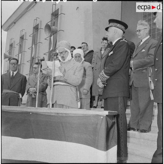 Allocution de M. Bennabi-Omar vice-président de la délégation spéciale.