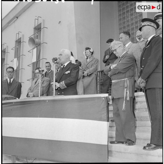 Allocution de monsieur  Andrieux, préfet de Bône.