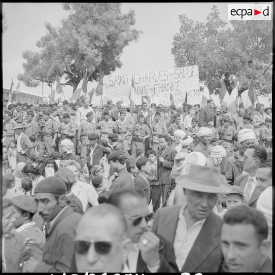 La foule pendant la manifestation de Constantine.