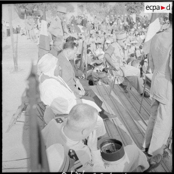 Telergma. La tribune officielle.