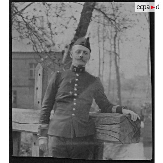 Mai 1915. C[omman]d[an]t Pierre Lalande. [légende d'origine]