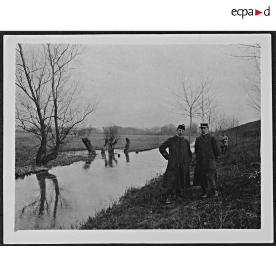 Père et fils, Pierre et André Lalande. [légende d'origine]