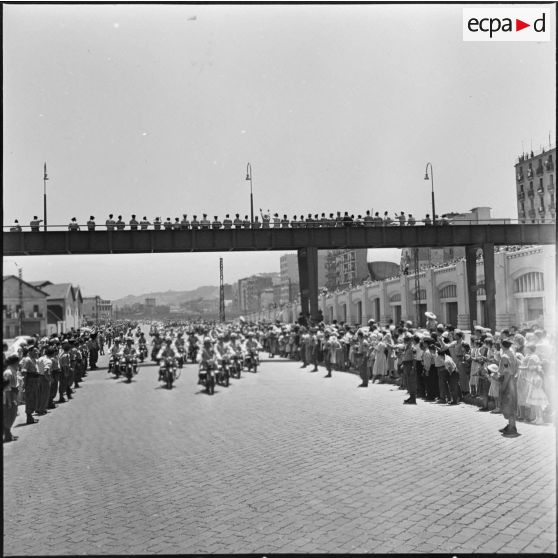 Région d'Alger. Visite du général de Gaulle.