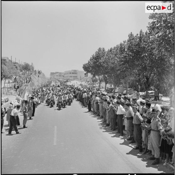 Région d'Alger. Visite du général de Gaulle.