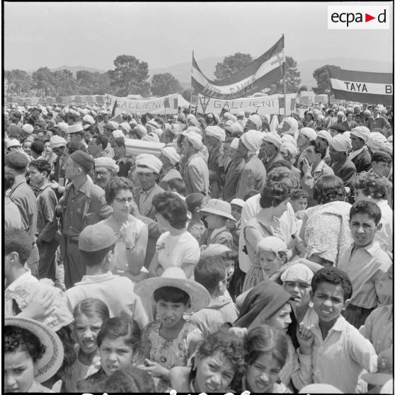 Fête patriotique à Bône.