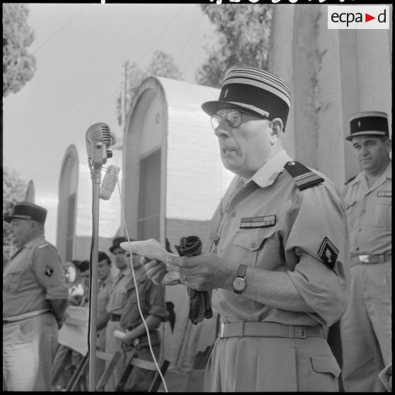 Cérémonie au centre de triage de Ben Aknoun.